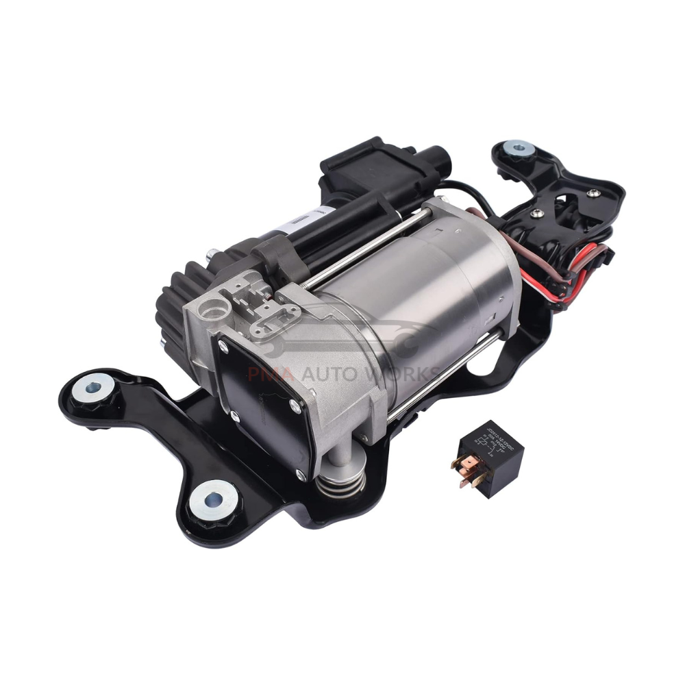 Air Suspension Compressor Pump with Bracket 37206875177 Replacement for BMW X5 F15 F85 2013-2018 X6 F16 F86 2014-2019 37206868998 37206850555