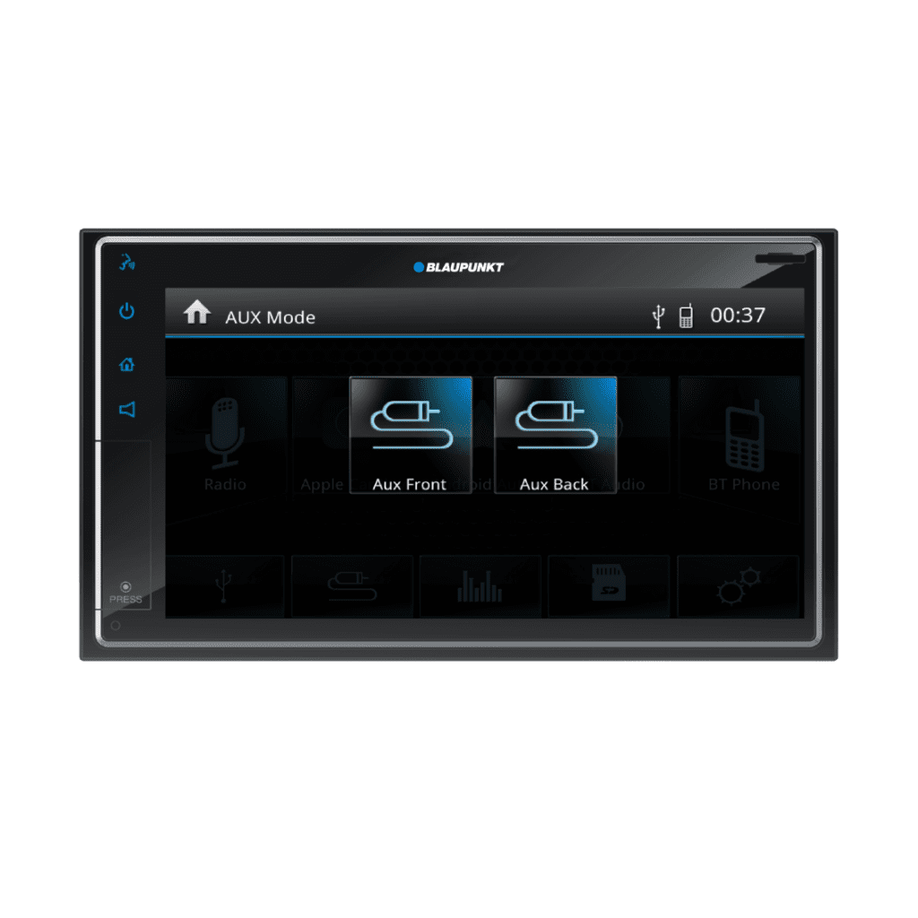 Blaupunkt BP800PLAY Dakota BP800PLAY 6.8-in. Double-DIN Digital Media Receiver with Bluetooth, Apple CarPlay, and Android Auto