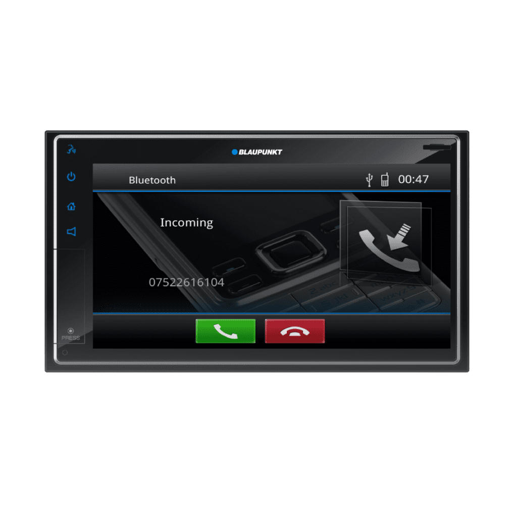 Blaupunkt BP800PLAY Dakota BP800PLAY 6.8-in. Double-DIN Digital Media Receiver with Bluetooth, Apple CarPlay, and Android Auto