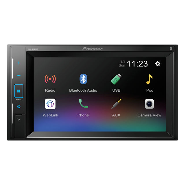 Pioneer 6.2" DMH-A245BT Head Unit Receiver with Bluetooth and Weblink