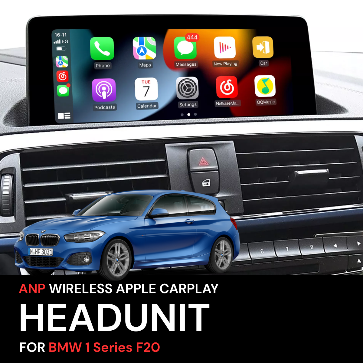 ANP Apple CarPlay Screen For BMW 1 Series F20