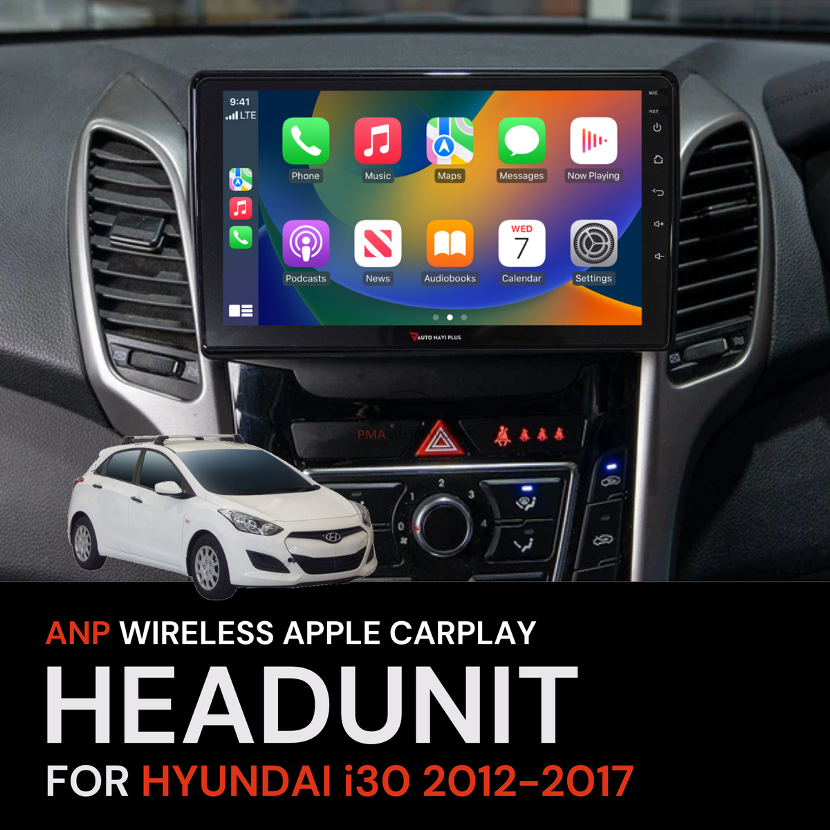 ANP Apple CarPlay Android Auto Screen For Hyundai i30 2012-2017 – PMA ...