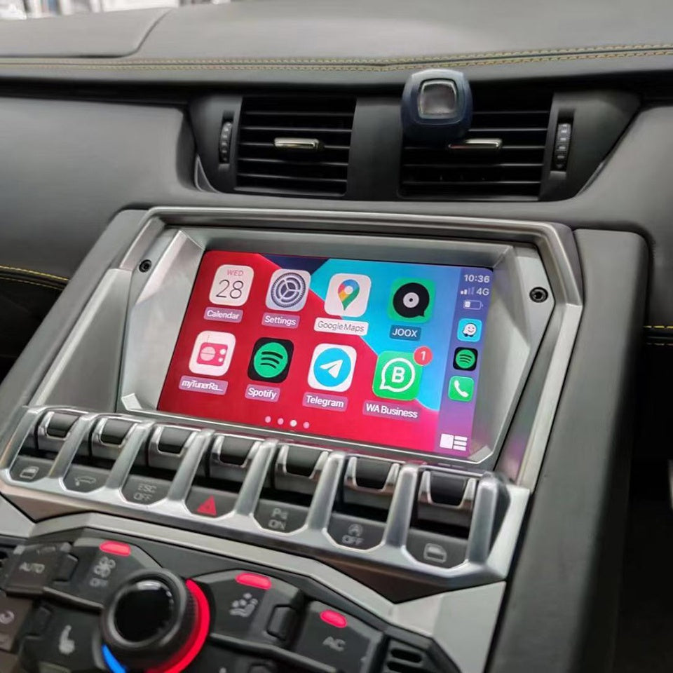 Retrofit Wireless Apple CarPlay For Lamborghini Aventador