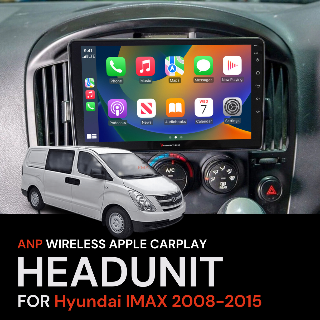 ANP Apple CarPlay Android Auto Screen For Hyundai IMAX ILOAD 2008-2015