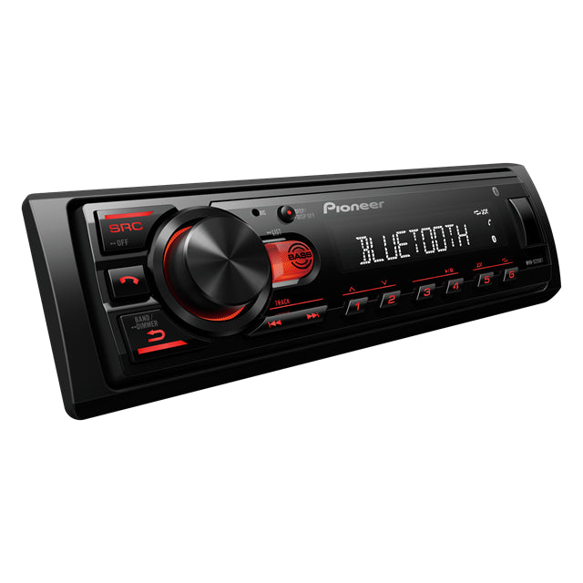 Pioneer MVH-S235BT Single DIN Head Unit With Bluetooth