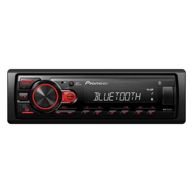Pioneer MVH-S235BT Single DIN Head Unit With Bluetooth