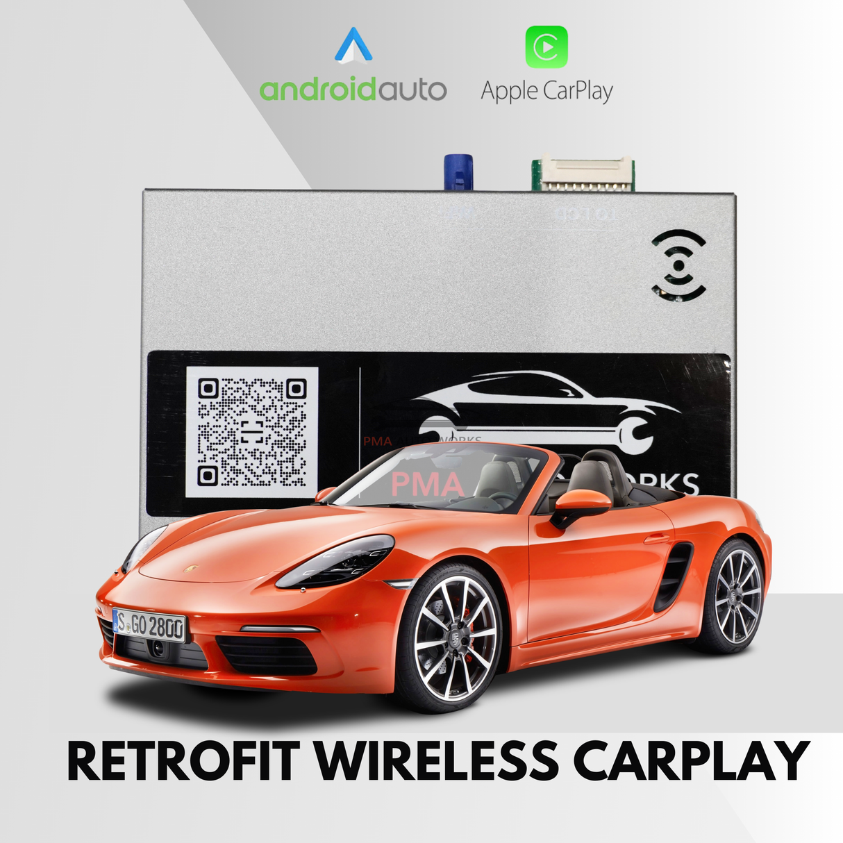 Retrofit Wireless Apple CarPlay For Porsche Boxster PCM4.0 2016+