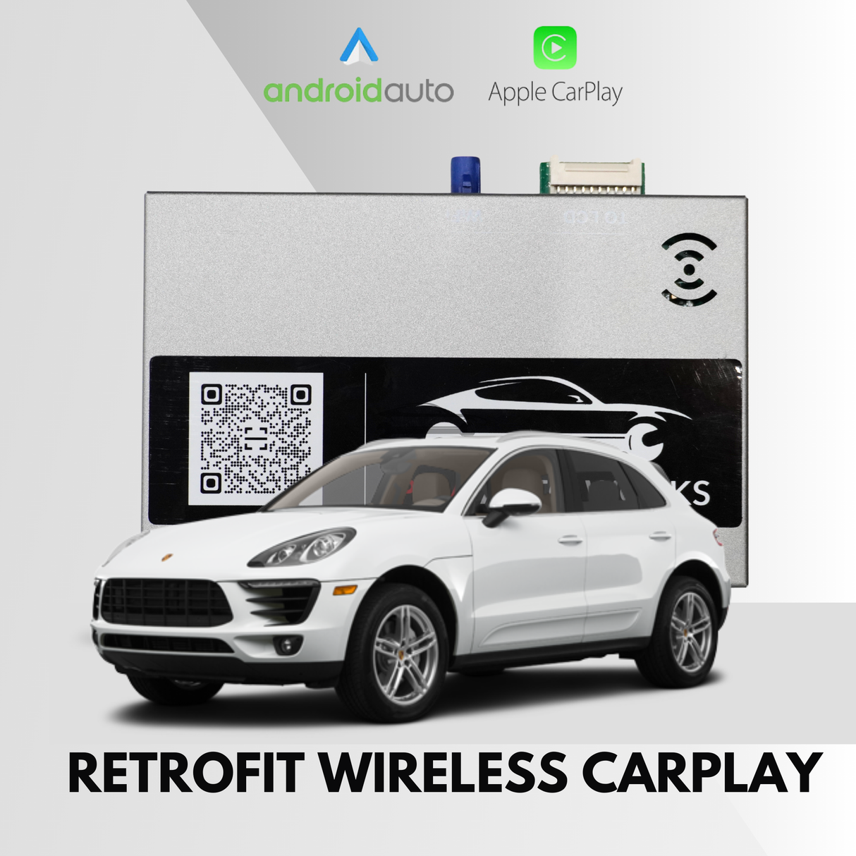 Retrofit Wireless Apple CarPlay For Porsche Macan PCM4.0 2016+