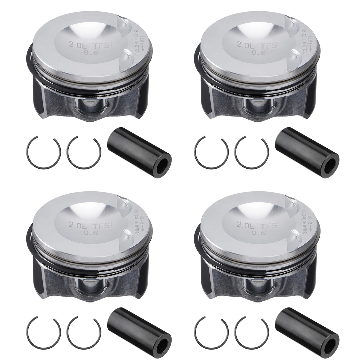 Pistons & Rings Assembly Set for VW Jetta Audi Q5 A5 A4 A3 2.0T 06H107065DM 06H107065XT