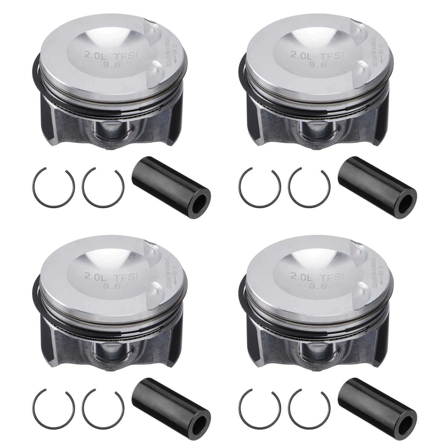 Pistons & Rings Assembly Set for VW Jetta Audi Q5 A5 A4 A3 2.0T 06H107065DM 06H107065XT