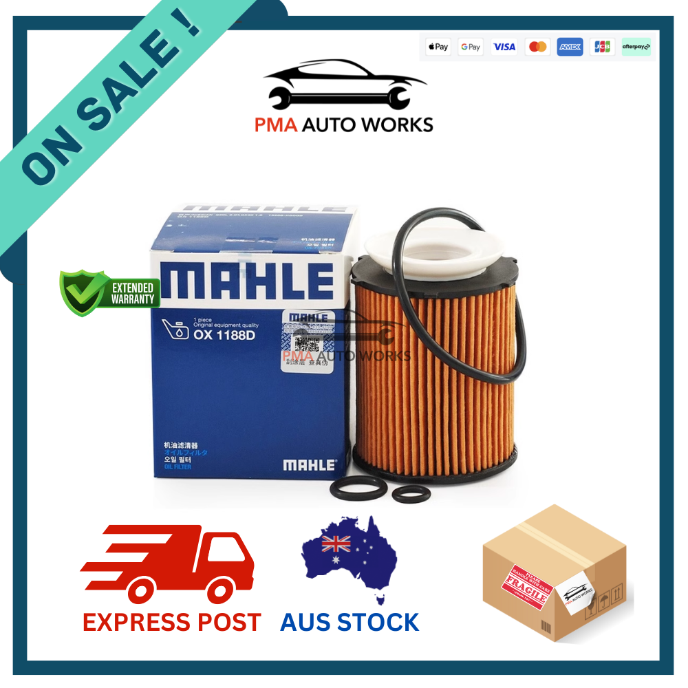 Genuine Mahle OX1188D Oil Filter Fits Mercedes Benz 53880 E818HD238 EO53880 WCO191 R2730P