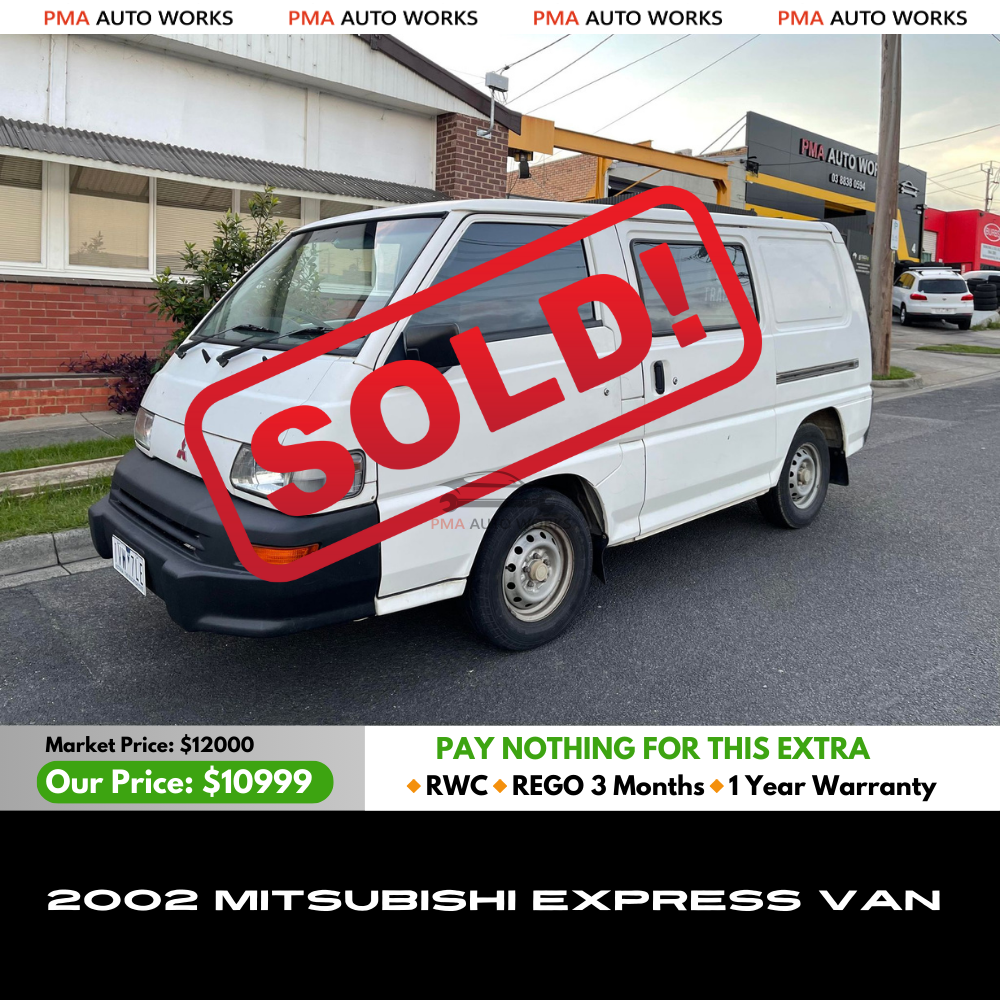 2002 MITSUBISHI EXPRESS VAN MANUAL TRANSMISSION | ODO 157.000KMS