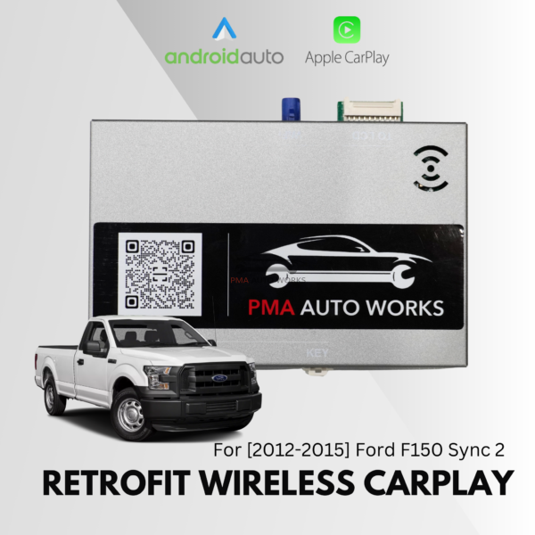 Retrofit Wireless Apple CarPlay Android Auto For Ford F150 2012-2015