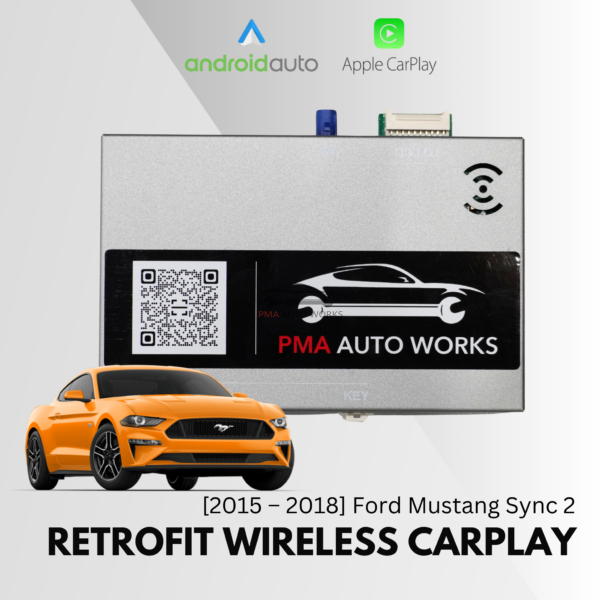 Retrofit Wireless Apple CarPlay Android Auto For Ford Mustang Sync 2