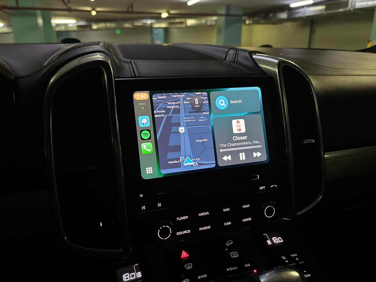 Retrofit Wireless Apple CarPlay For Porsche Cayenne PCM 3.1