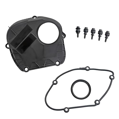 Engine Upper Timing Chain Cover with Gasket Fit for VW Beetle Jetta Audi A3 A4 A5 Replaces# 06H103269C 06H103269G 06H103269H 06H103269L