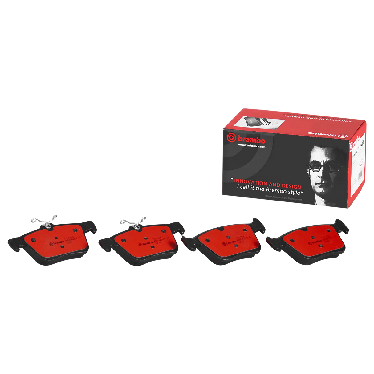 Brembo Brake pad Prime Ceramic P85125N For Audi A3 S3 TT Quattro 2015–2020 2.0L TFSI Volkswagen Golf R GTI MK7 MK7.5 2015–2020 Jetta: 2019–2021  E-Golf 2015–2019 T-Roc