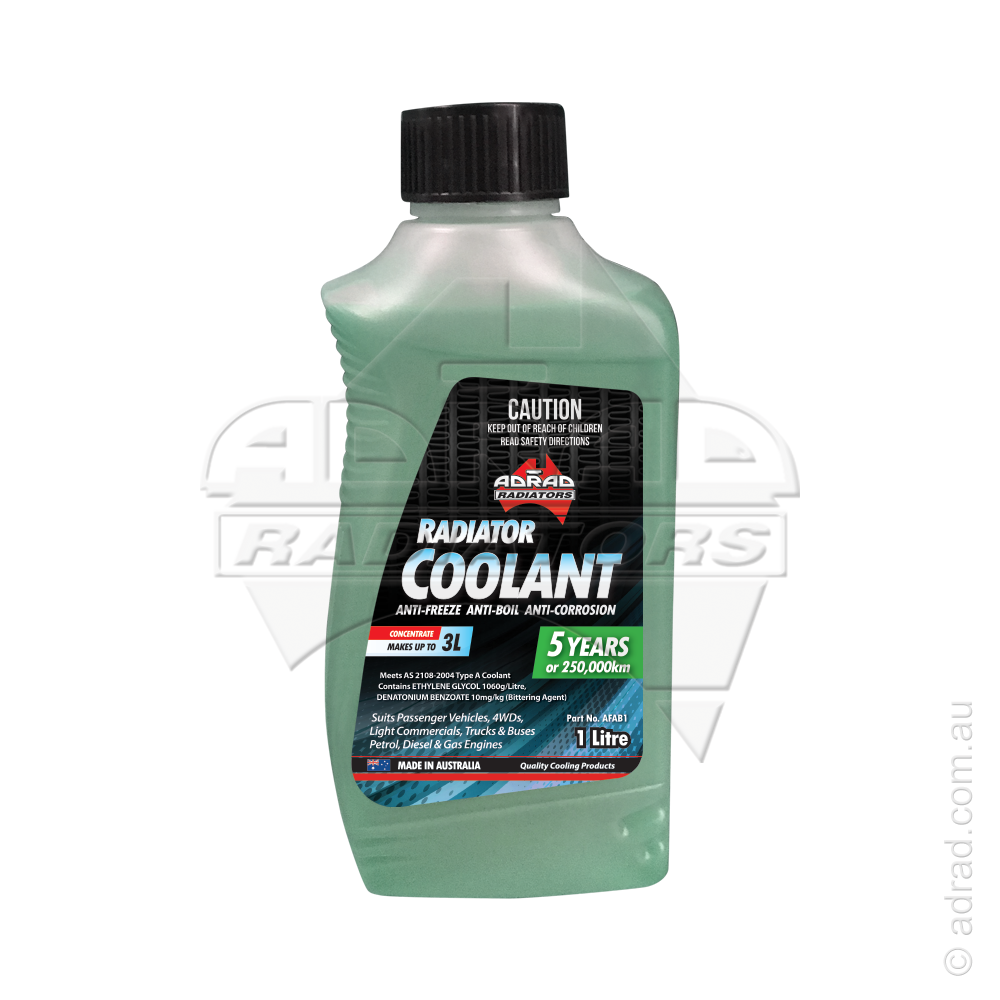 Adrad Radiator Coolant ANTI FREEZE / ANTI BOIL 1ltr CONCENTRATE - GREEN