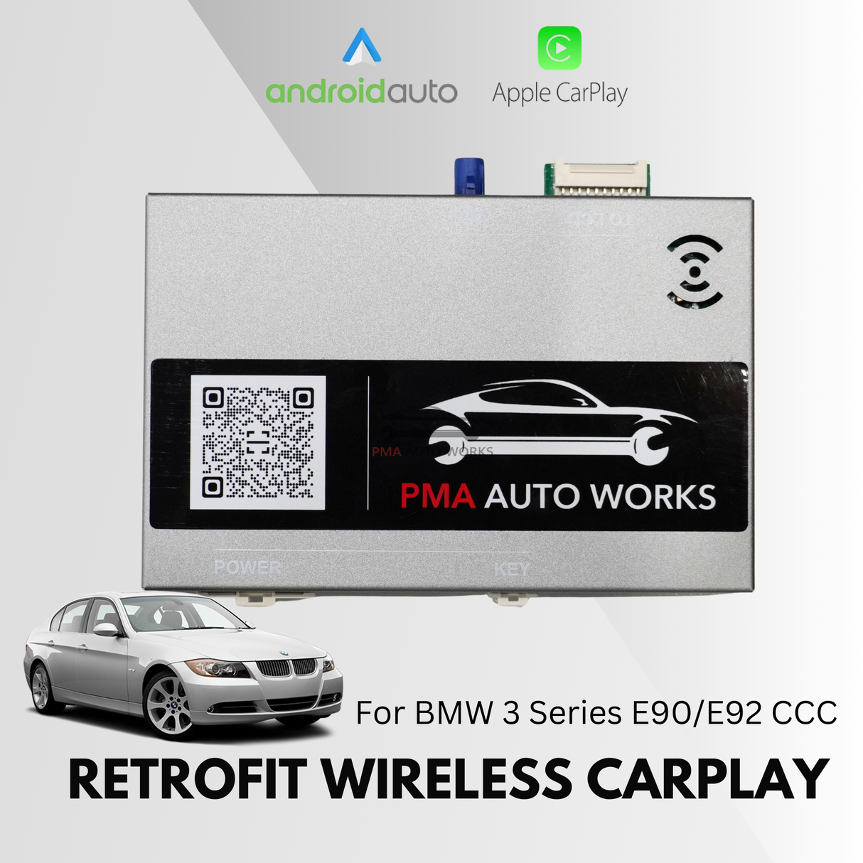 Retrofit Wireless Apple CarPlay Android Auto For BMW E90 3 Series LCI – CIC iDrive