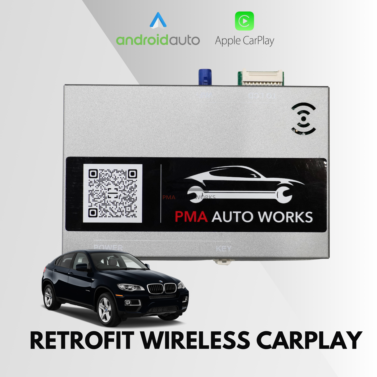 Retrofit Wireless Apple CarPlay Android Auto For BMW E71 X6 CCC