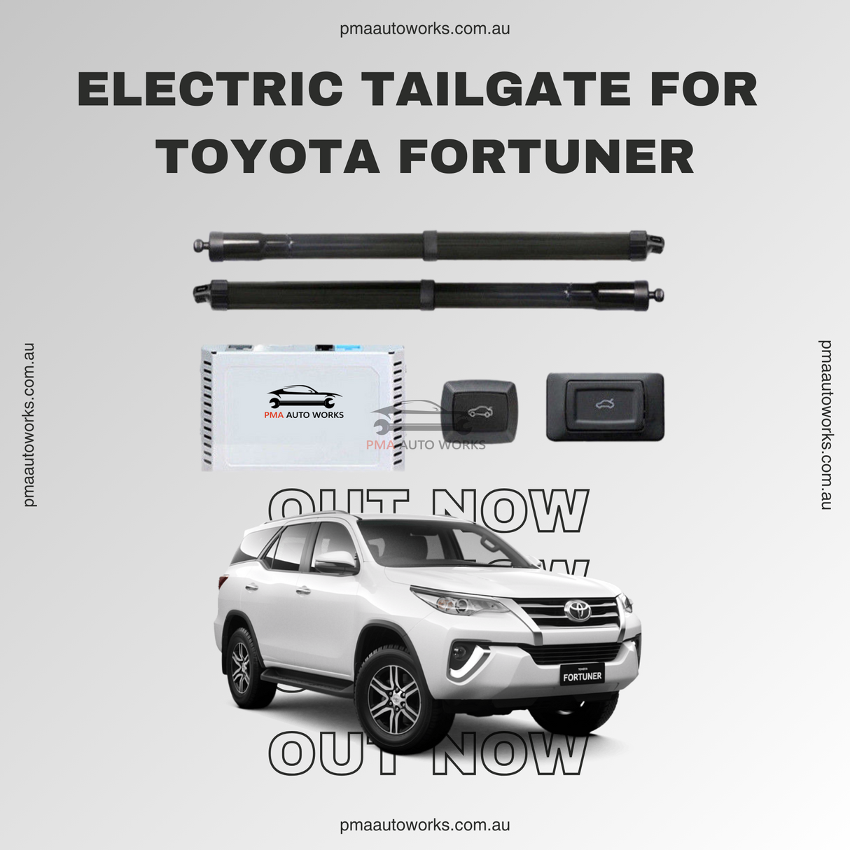 Electric Tailgate For Toyota Fortuner 2015+