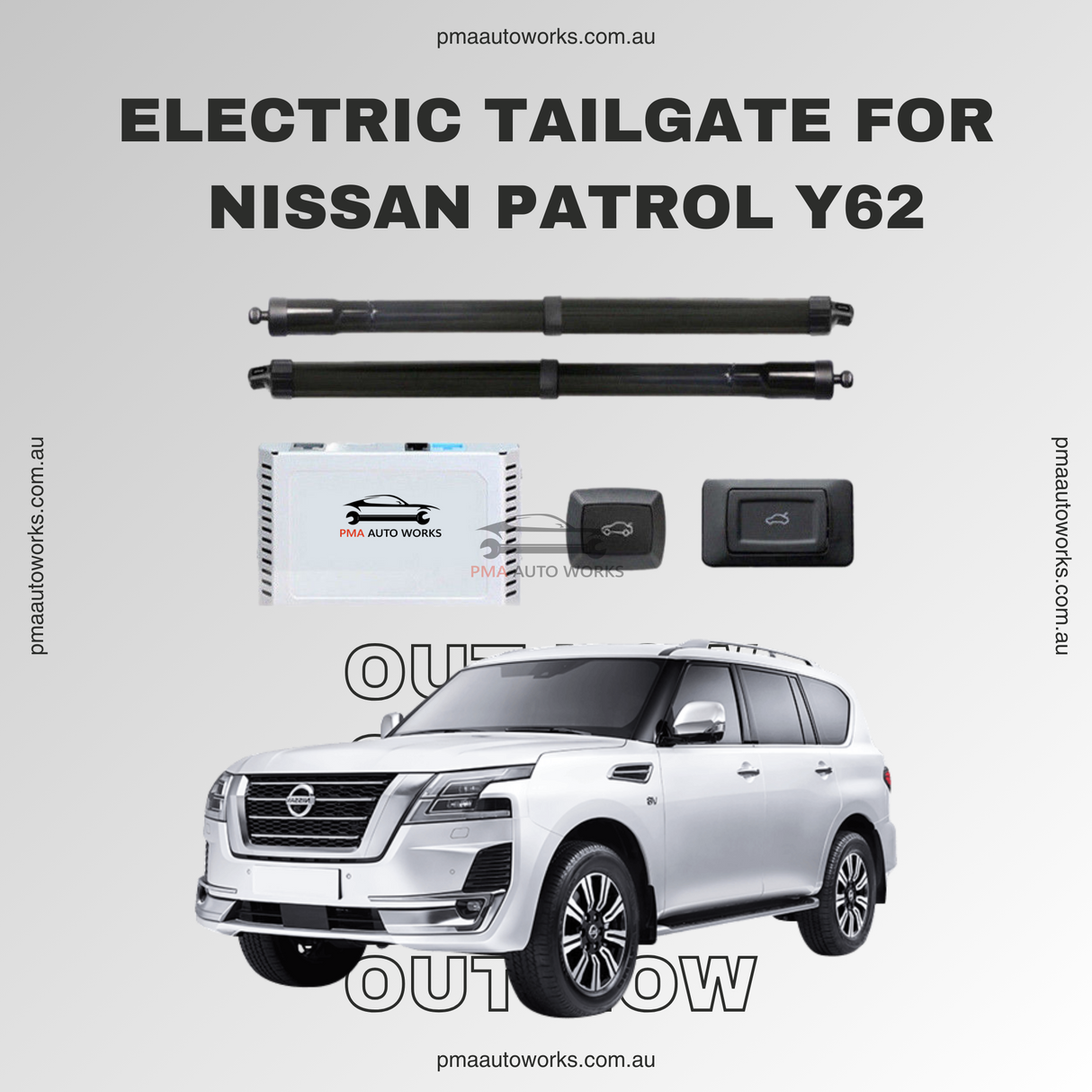 Electric Tailgate For Nissan Patrol Y62 2016+