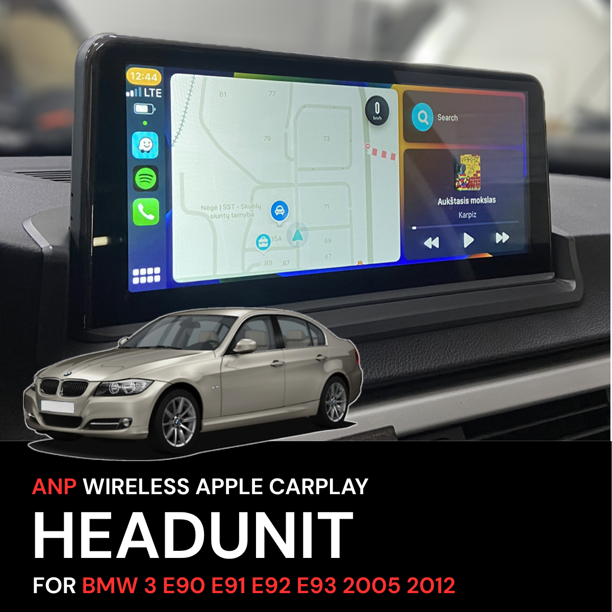 ANP Apple CarPlay Android Auto Screen For BMW 3 E90 E91 E92 E93 2005 2012