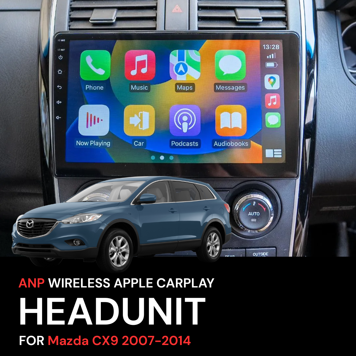 ANP CarPlay Android Screen For Mazda CX9 2007 2014