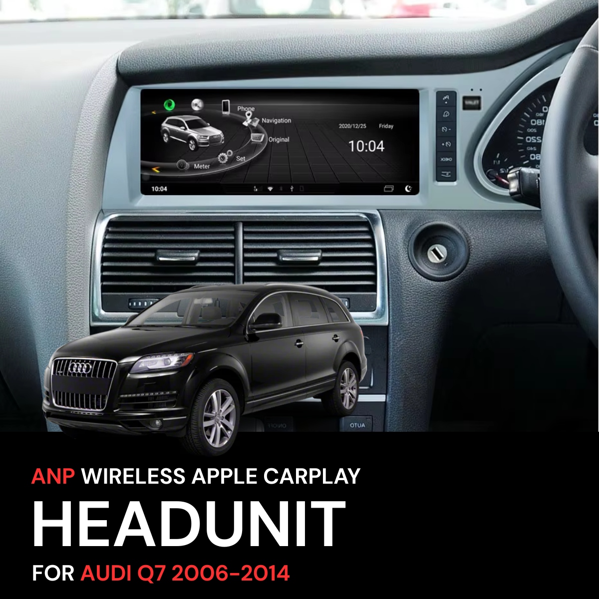 ANP Apple CarPlay Android Auto Screen For Audi Q7 2006-2014