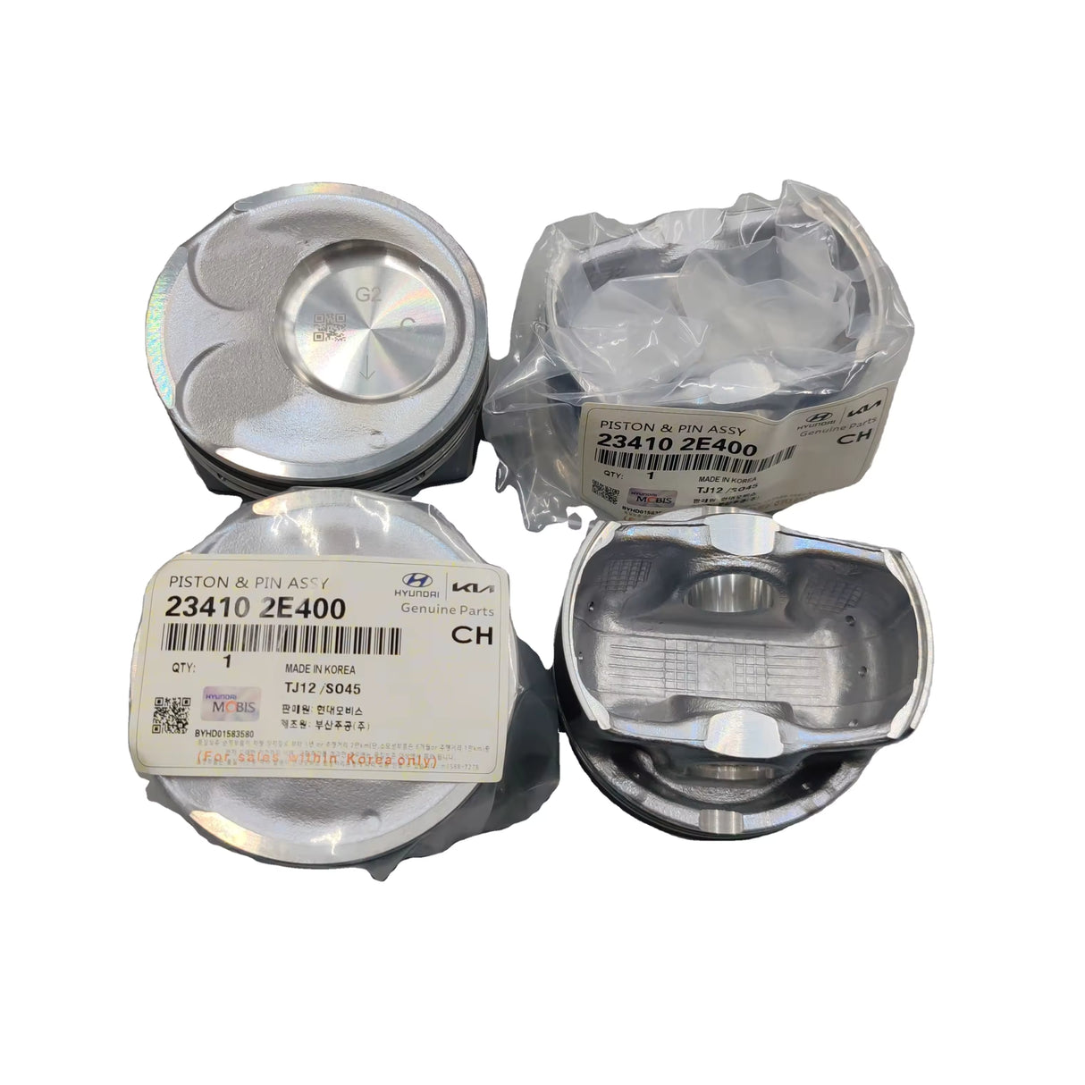 Engine Piston Set For Hyundai G4NB 1.8 STD 234102E400