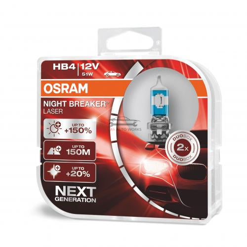 Genuine OSRAM HB4 – DUO NIGHT BREAKER LASER 9006NL