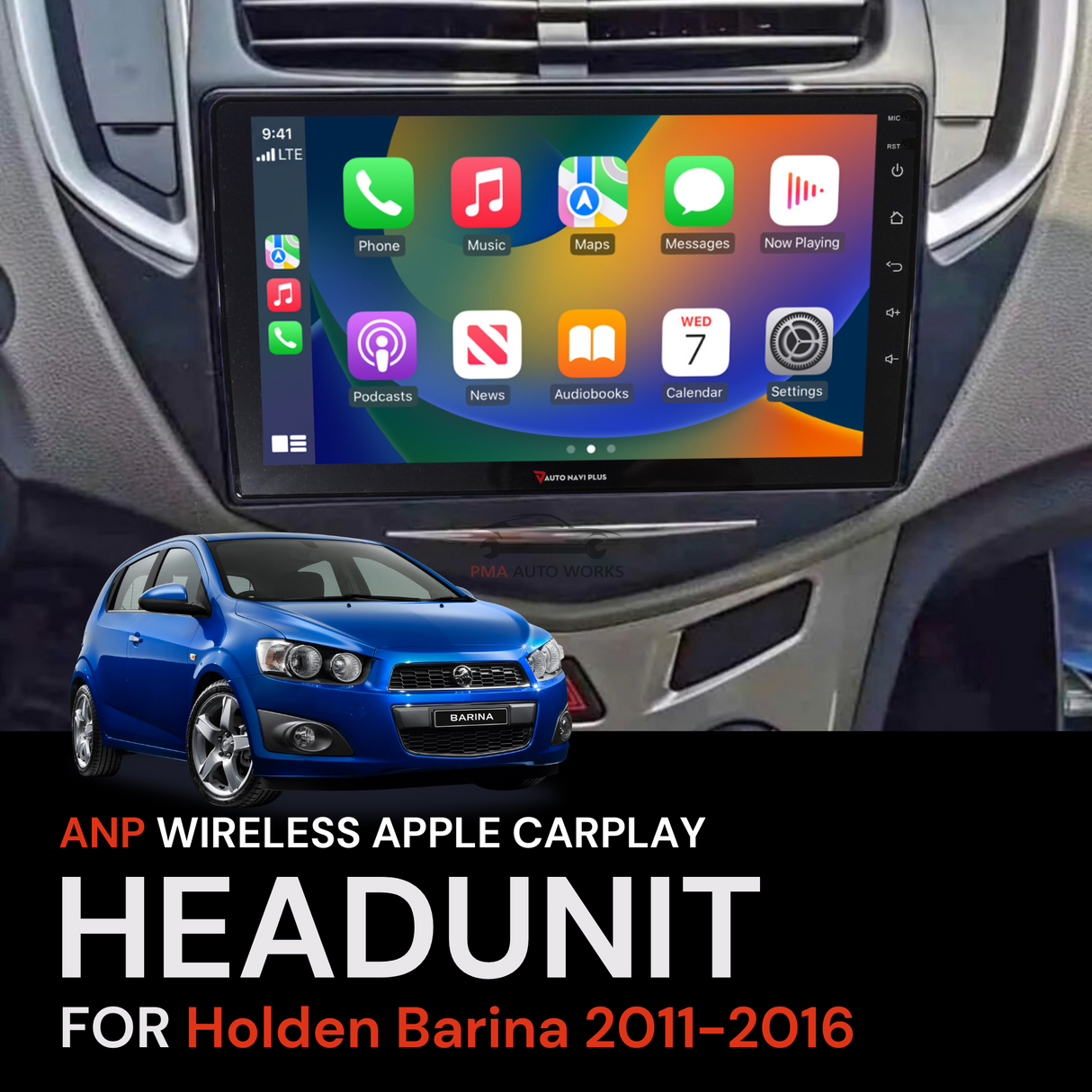 ANP Apple CarPlay Android Auto Screen For Holden Barina 2011-2016