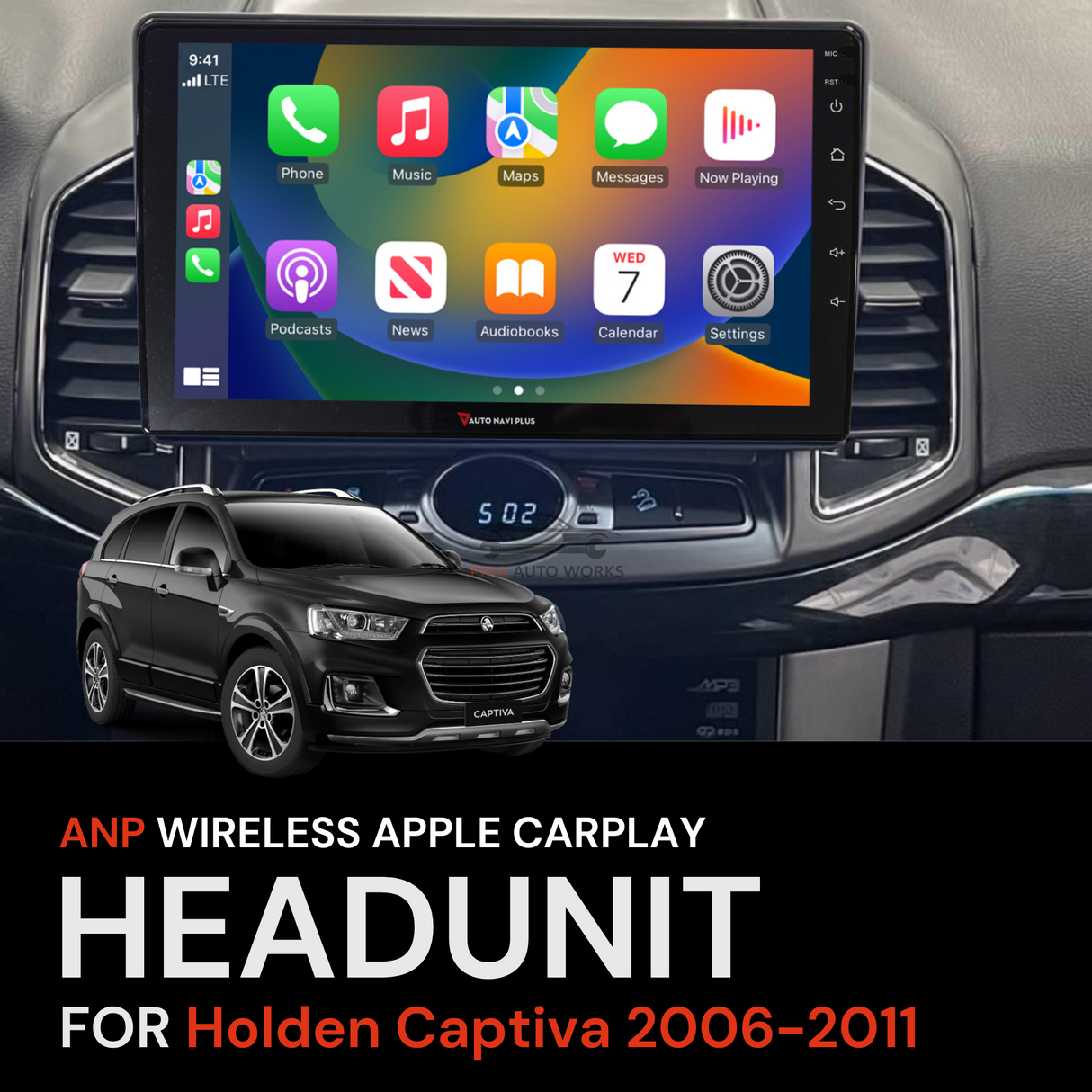 ANP Apple CarPlay Android Auto Screen For Holden Captiva 2006-2011