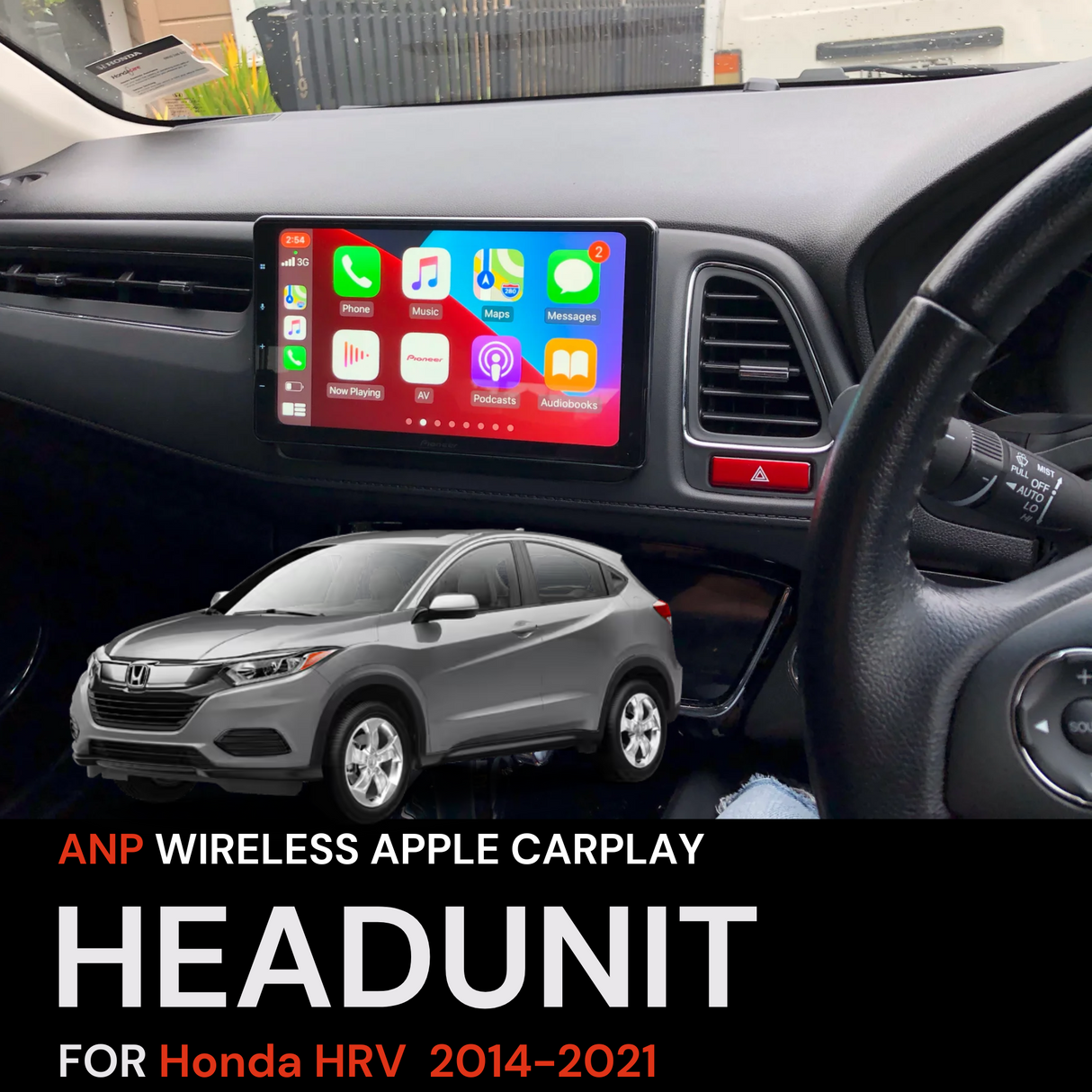 ANP Apple CarPlay Android Auto Screen For Honda HRV 2014-2021