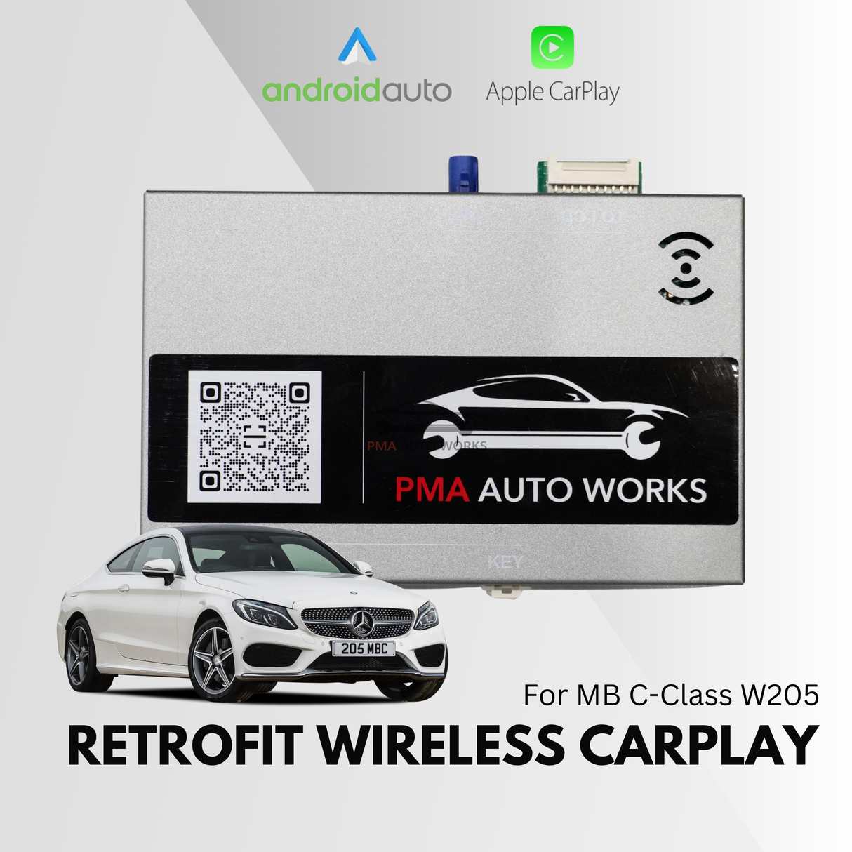 Retrofit Wireless Apple CarPlay For Mercedes Benz C-Class W205