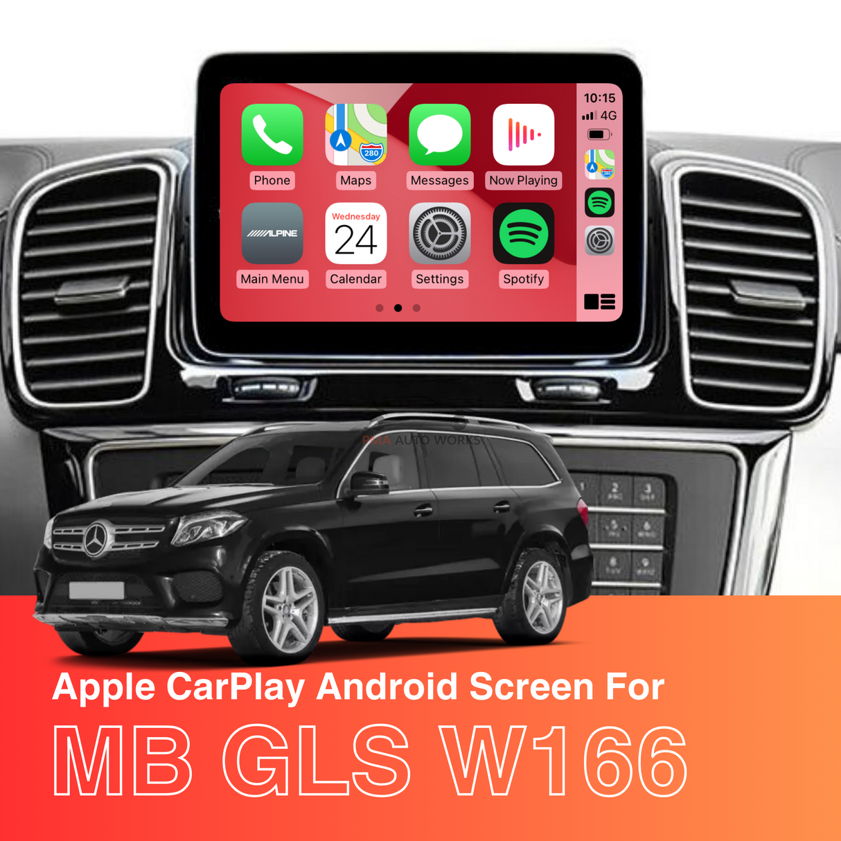 ANP Screen Replacement For Mercedes Benz GLS Class W166