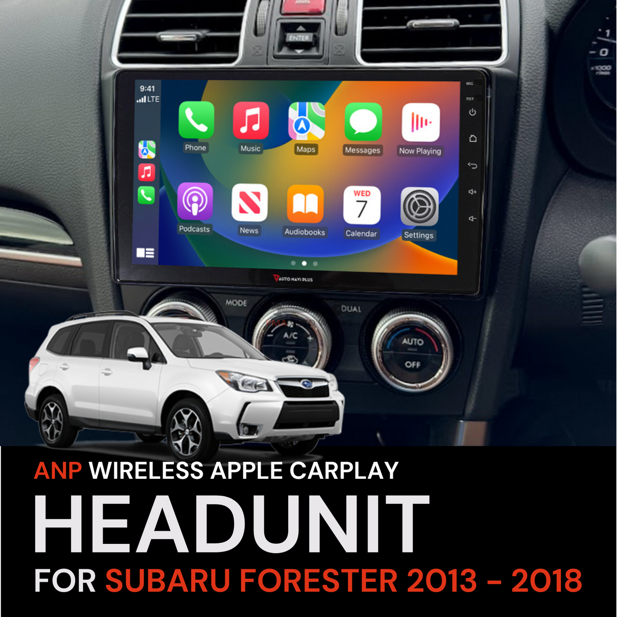 ANP Apple CarPlay Android Auto Screen For Subaru Forester 2013 – 2018