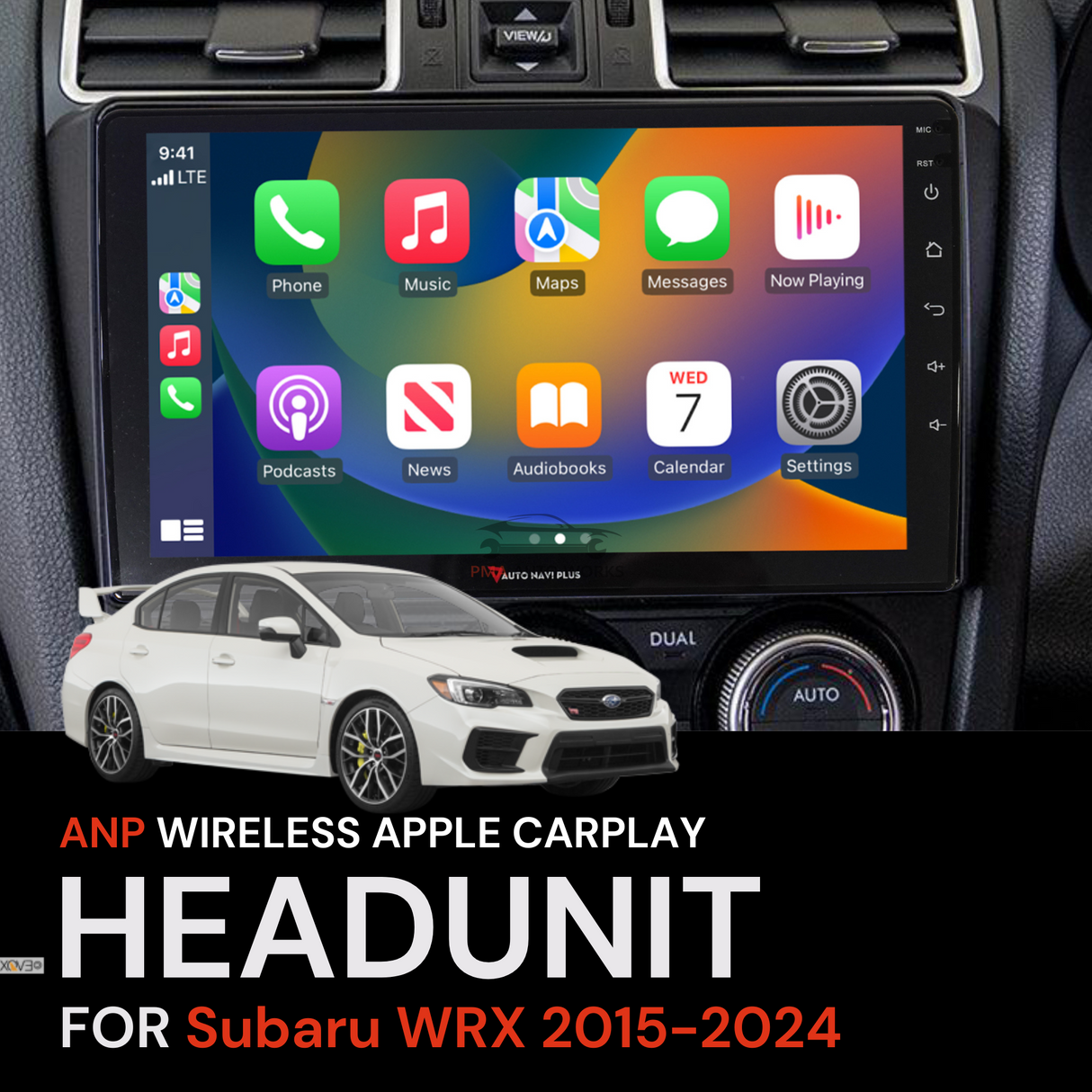 ANP Apple CarPlay Android Auto Screen For Subaru WRX 2015-2024