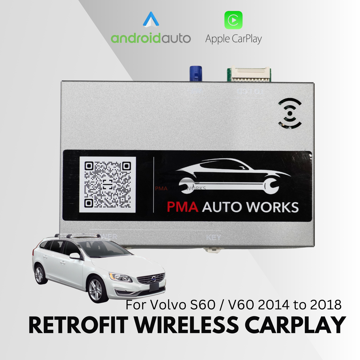 Retrofit Wireless Apple CarPlay For Volvo S60 / V60 2014 to 2018