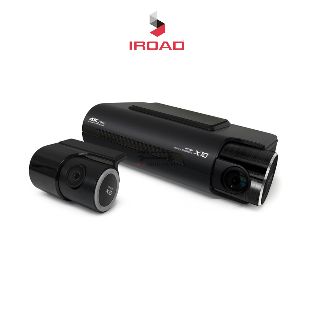 IROAD Dashcam X10 –  2 Channels Front and Rear