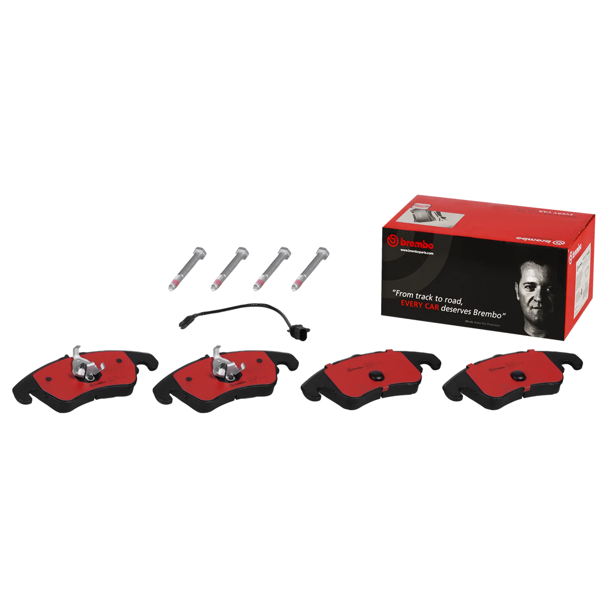 Brembo P85145N Prime Ceramic Brake Pad Set Front For Audi A4 A5 B8 A6 C7 A7 Q3 Q5