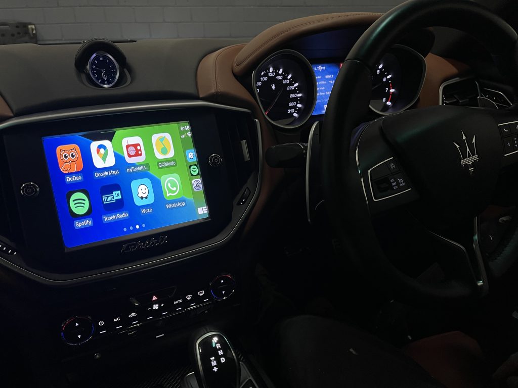 Retrofit Wireless Apple CarPlay For Maserati Ghibli 2013-2020